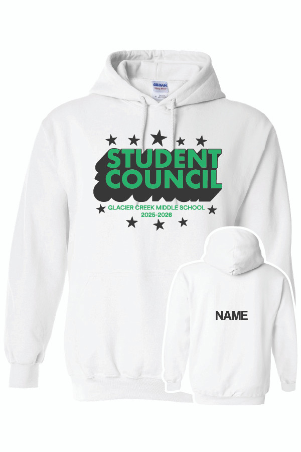 GCMS STUCO Gildan Hooded Sweatshirt (White)