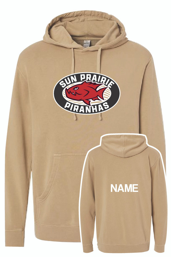 Sun Prairie Adult Pigment Dyed Hooded Sweatshirt