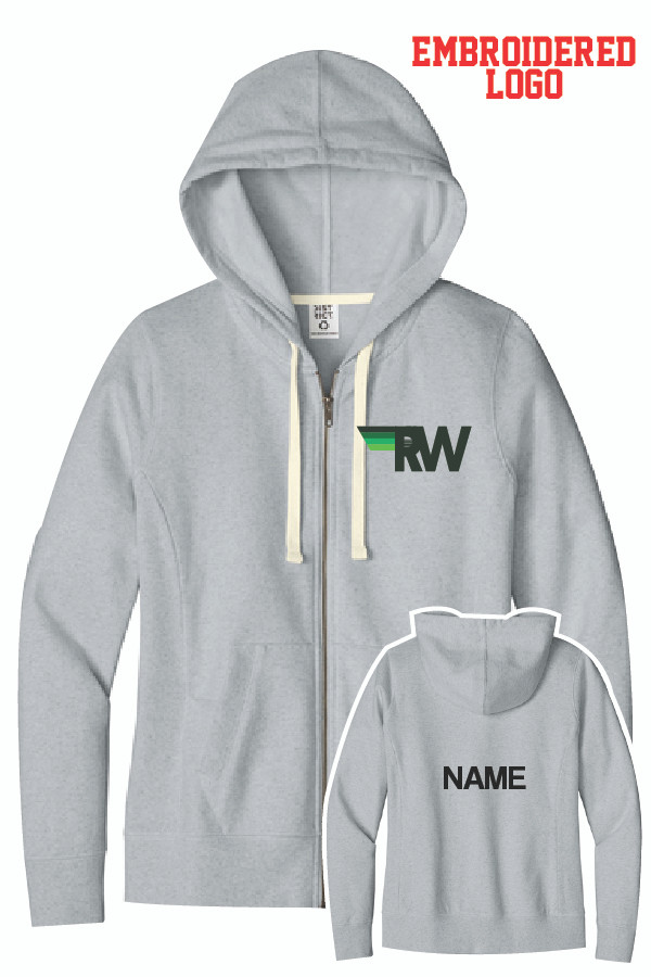 Ridgewood Ladies Full Zip Cotton Sweatshirt