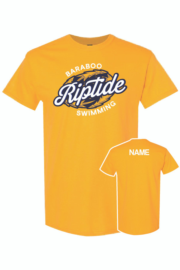 Baraboo Adult/Youth Gildan Cotton T-Shirt (Gold)