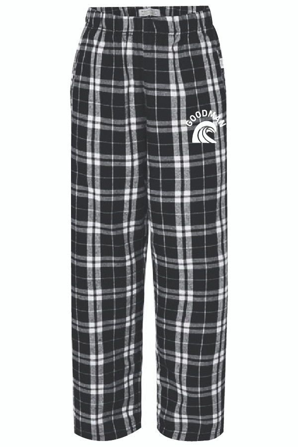 Goodman Youth Flannel Pants (Black/White)