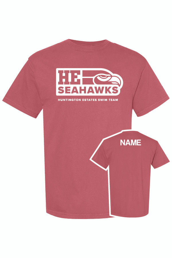 Huntington Estates Comfort Colors Cotton T-Shirt (Crimson)