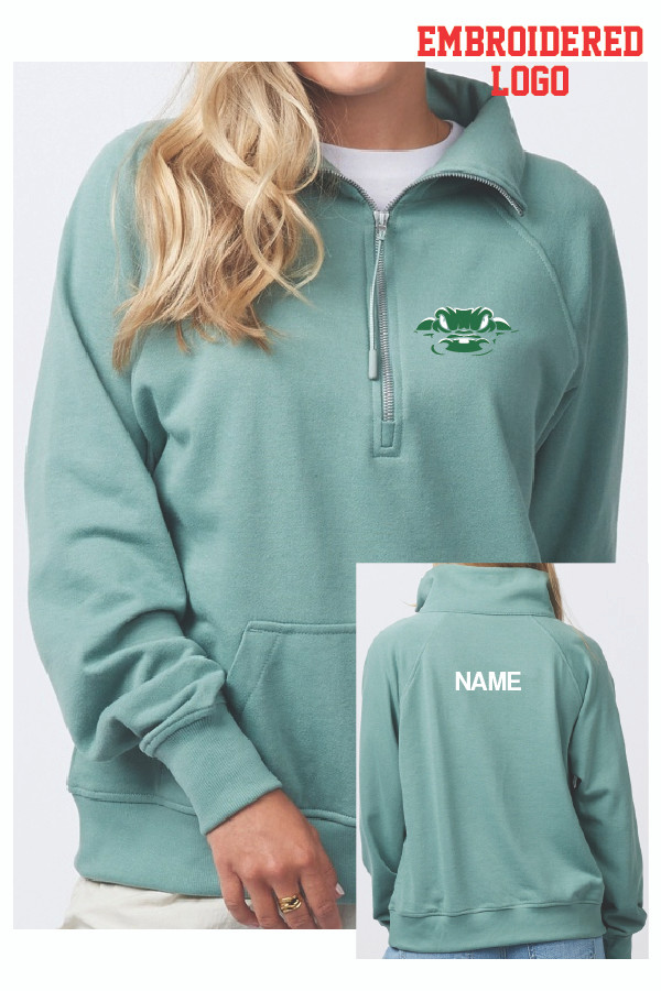 MOHO Ladies 1/4 Zip Boxy Pullover