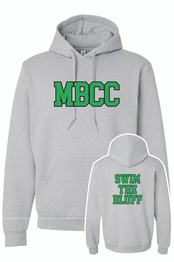 Maple Bluff Youth Cotton "Swim the Bluff" Hooded Sweatshirt