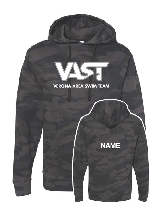 VAST Adult Camo Hooded Sweatshirt