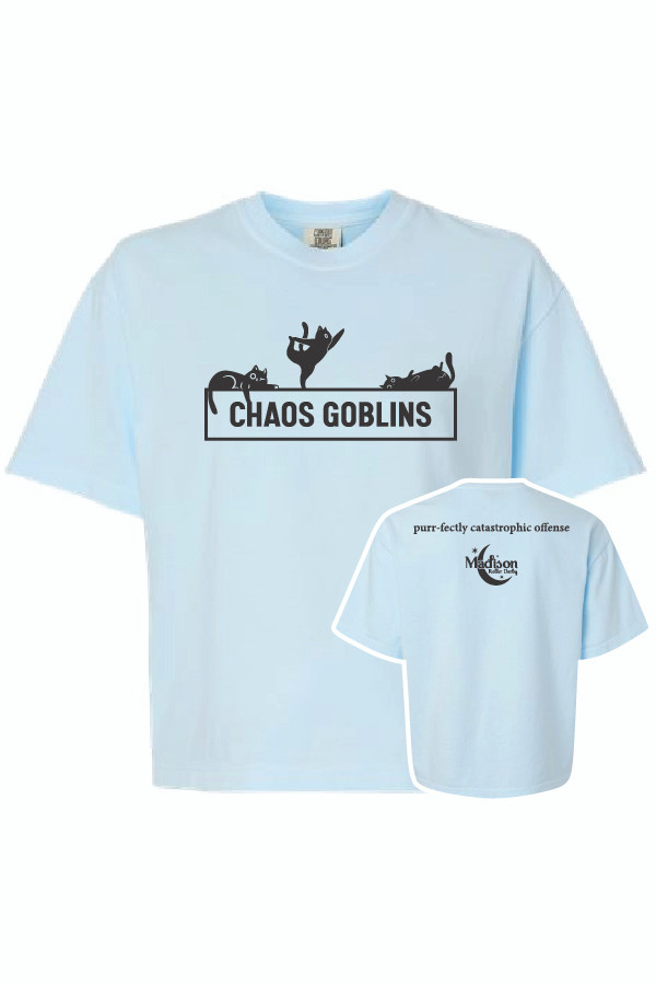 MRD Chaos Goblins Ladies Boxy Crop T-Shirt (Public)