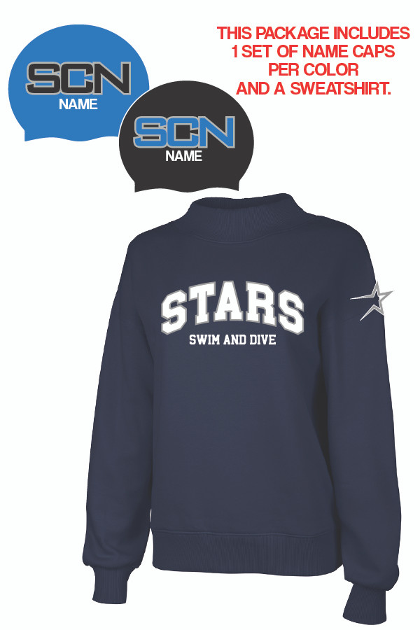 SCN Girls Cap & Mock Crewneck Package