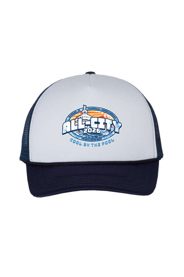 2026 All-City Foam Trucker Hat (Navy)
