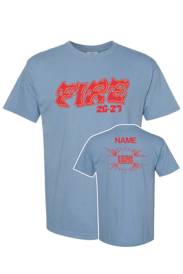 2026 Fire Garment Dyed T-Shirt