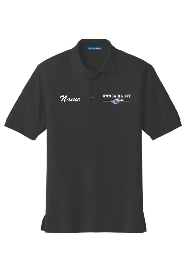 UW-Whitewater Polo Shirt (Black)