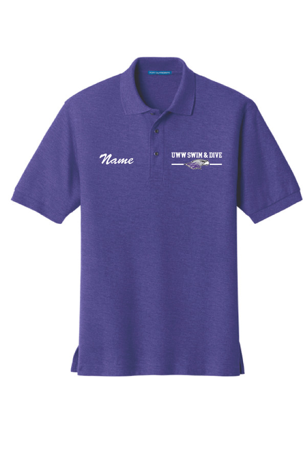 UW-Whitewater Polo Shirt (Purple)