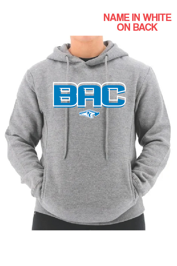 BAC TYR Adult Hooded Sweatshirt (Hth. Grey)