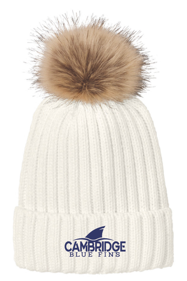 Cambridge Faux Fur Pom Hat