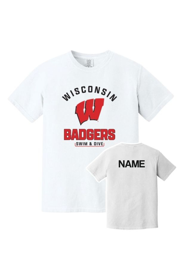 Wisconsin Alumni Comfort Colors T-Shirt (White)