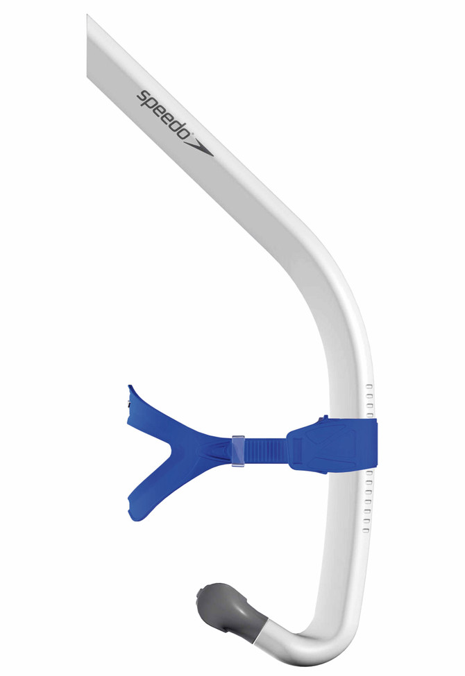 Engineered with the most hydrodynamic features.
Minimalist design promotes excellent stability at high speeds.
Padded TPR headband for comfort, eliminating headaches and pinching.
Low profile shape offers maximum vision and drag reduction.
Adjustable head band with notches on tube for consistent fitting.
Tear-drop shape enhances stability as the snorkel cuts through the water.
Smaller tube opening reduces air flow, improving lung capacity.
Premium silicone split headstrap design for stability and comfort.
Removable silicone mouthpiece for easy cleaning.
Built for high speeds.
Ideal for sprinters looking for stability in their training snorkel.