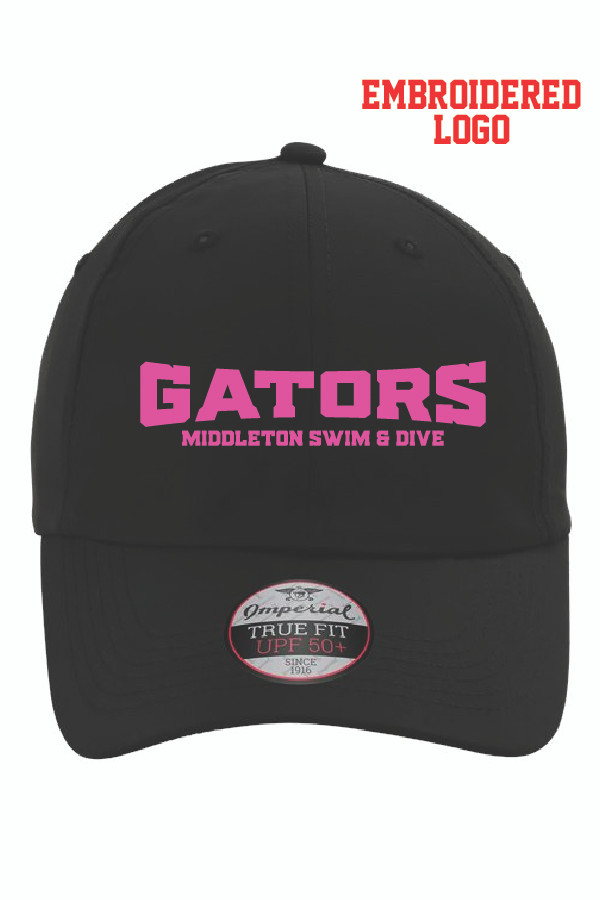 Middleton Gators Performance Baseball Hat (Pink Logo)