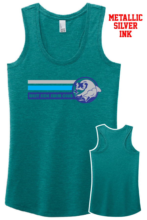 West Side District Ladies Racerback Tank Top