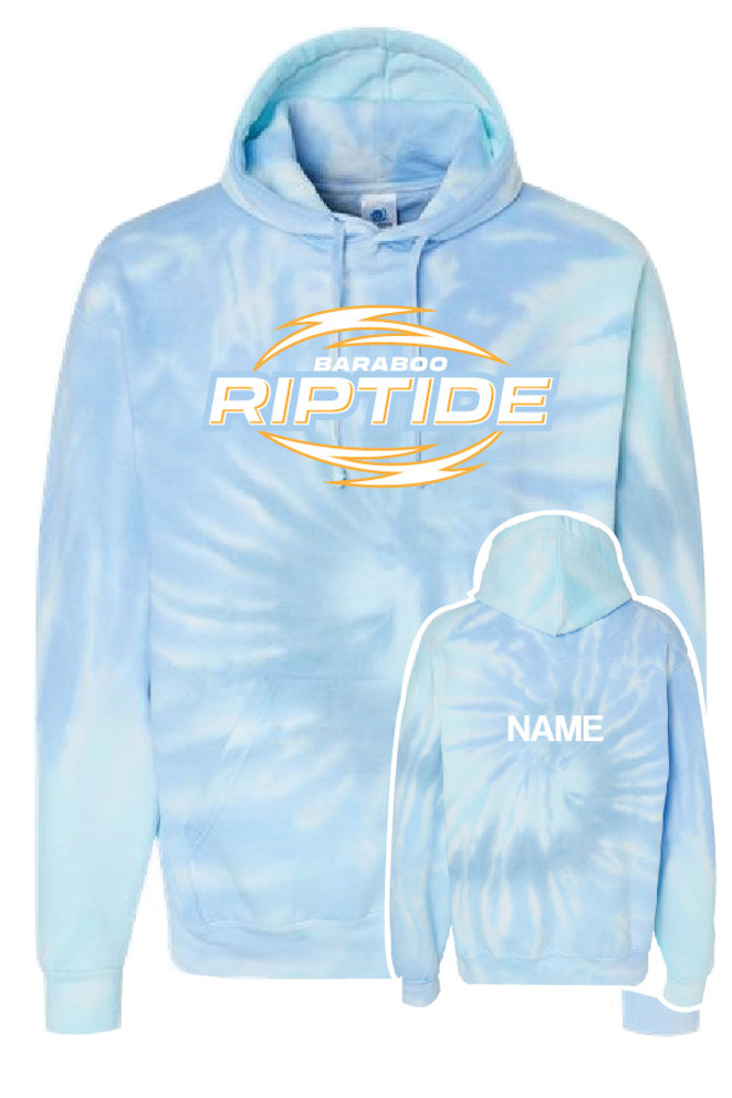 Riptide Adult & Youth Cotton Tie Dye Hooded Sweatshirt