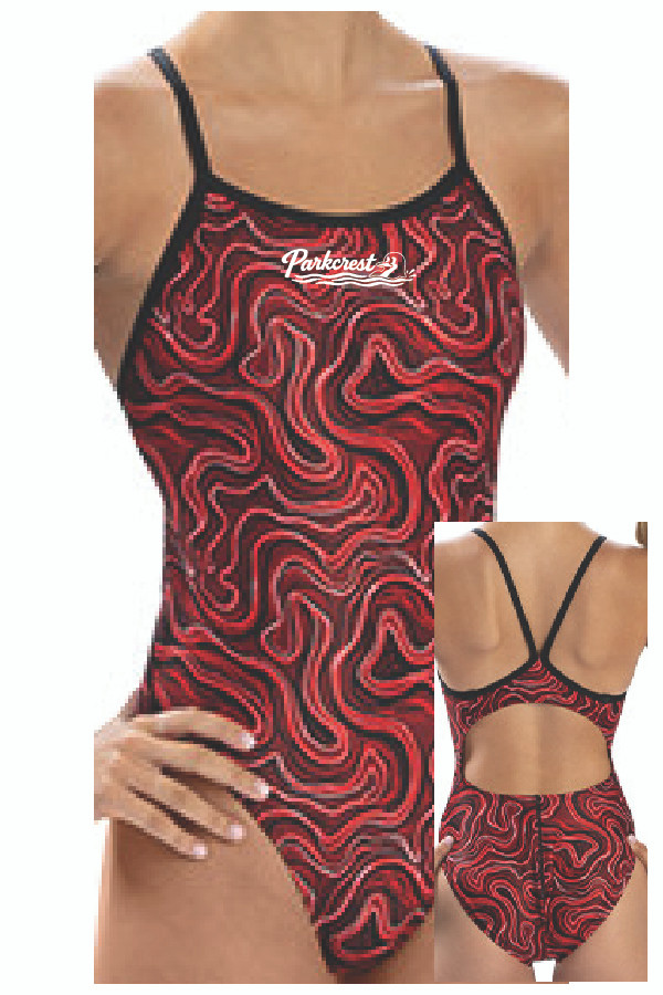 Parkcrest Dolfin Polyester V-Back Suit