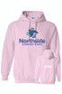 Northside Gildan Cotton Hooded Sweatshirt (Light Pink)