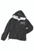 VAST Adult 1/4 Zip Windbreaker Pullover (Black)