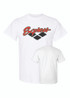 Express Gildan Cotton Tri-Color T-Shirt (White)