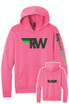 Ridgewood Cotton Hooded Sweatshirt (Neon Pink)