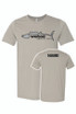 Wahoos Softstyle T-Shirt (Heather Stone)