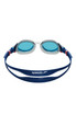 The Biofuse Reflex Goggle is intricately designed for unmatched performance. Its flexible frame contours to the face for a snug fit that's very comfortable. Swimmers will enjoy next-level visual clarity via crystal-clear anti-fog lenses with an extended peripheral view. A cushioned, comfortable and universal fit is made possible by super-soft seals with a ridged design that contours to the shape of the eyes. Adjustment is a breeze with a newly-patented push-button mechanism that allows you to customize the fit with greater precision.