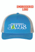 JAWS Five Panel Trucker Hat (Cobalt Blue/Grey)