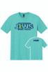 JAWS Adult Softstyle T-Shirt (Aqua Heather)
