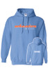 Wheaton Adult & Youth Cotton Hooded Sweatshirt (Carolina)