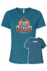 Hill Farm Bella + Canvas Fitted Softstyle T-Shirt (Hth. Deep Teal)