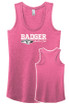 BAC Ladies Racerback Tank Top (Fuchsia)