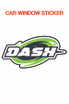 DASH Car Window Cling Sticker