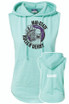 MSRD Ladies Sleeveless Hooded Sweatshirt