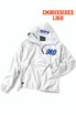 Monona Adult 1/4 Zip Pullover Windbreaker (White)