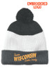 Team Wisconsin Striped Pom Hat