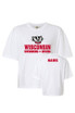 Wisconsin Swim and Dive Comfort Colors Ladies Boxy T-Shirt (White)