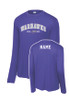 UW-Whitewater Long Sleeve Tech Shirt (Purple)