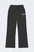 UW-Whitewater Ladies Wide Leg Sweatpants (Black)