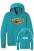 Cross Plains Cotton Hooded Sweatshirt (Bright Aqua)