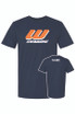 Wheaton "W Logo" Softstyle T-Shirt (Navy)