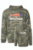 Wahoos Adult Cotton Camo Hooded Sweatshirt