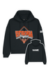 Verona Baseball Ladies Boxy Hoodie (Black)
