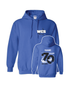 West Chicago Sharks Adult Cotton Hooded Sweatshirt