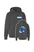 West Chicago Sharks Youth Pigment Dyed Hooded Sweatshirt