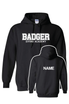Badger Diving Academy Cotton Hoodie (Black)
