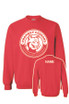 KMS Staff Cotton Crewneck Sweatshirt (Red)