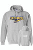 Cross Plains Gildan Cotton Hooded Sweatshirt (Sport Grey)